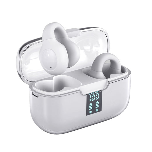 G91 Ear Clip Bone Conduction TWS Noise Reduction Bluetooth Earphone(White) - TWS Earphone by PMC Jewellery | Online Shopping South Africa | PMC Jewellery | Buy Now Pay Later Mobicred