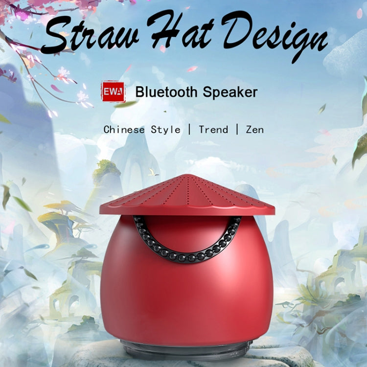 EWA A123 Portable Mini Speaker Chinese Style Bluetooth Speaker(Yellow) - Mini Speaker by EWA | Online Shopping South Africa | PMC Jewellery | Buy Now Pay Later Mobicred