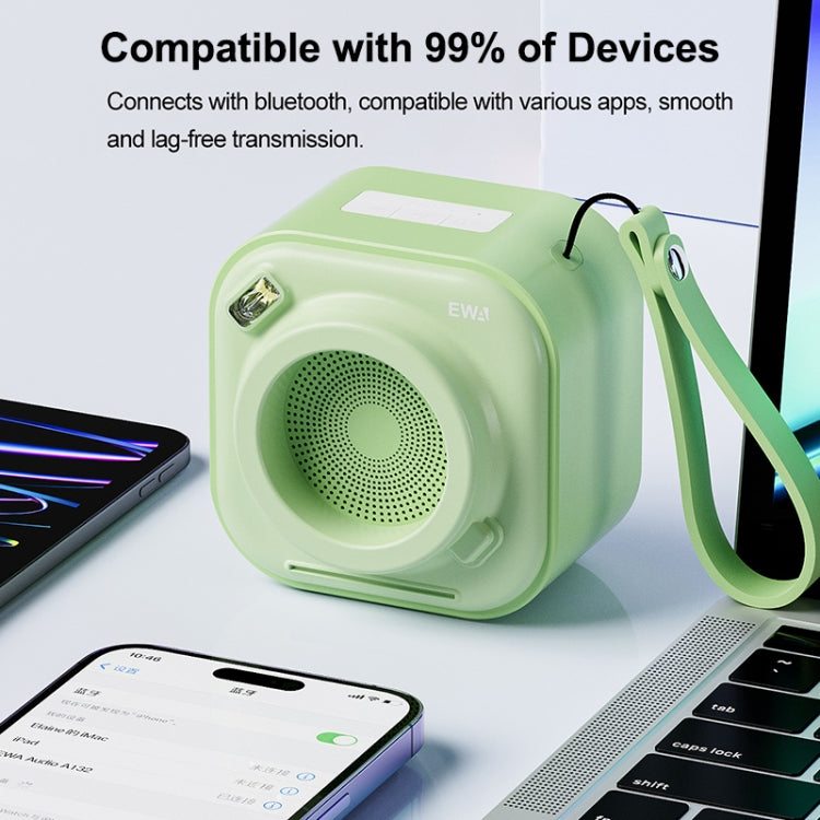 EWA A132 Portable Mini Stereo Wireless Bluetooth Speaker(Blue) - Mini Speaker by EWA | Online Shopping South Africa | PMC Jewellery | Buy Now Pay Later Mobicred