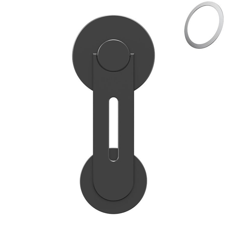 ZF013 For Tesla MagSafe Magnetic Hidden Phone Holder, Flip Version(Black) - Car Holders by PMC TechLife | Online Shopping South Africa | PMC TechLife | Buy Now Pay Later Mobicred