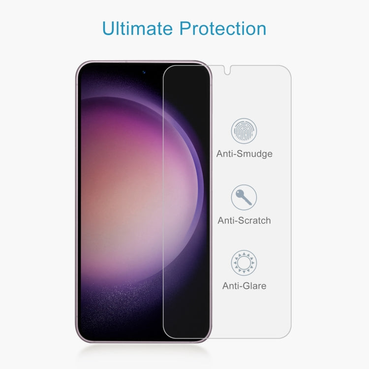 For Samsung Galaxy S24+ 5G 50pcs 0.18mm 9H 2.5D Tempered Glass Film, Support Fingerprint Unlocking - Galaxy S24+ 5G Tempered Glass by PMC Jewellery | Online Shopping South Africa | PMC Jewellery