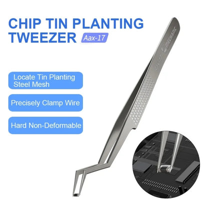 Mechanic Aax-17 Non-Magnetic Stainless Steel Tweezer - Tweezers by MECHANIC | Online Shopping South Africa | PMC Jewellery | Buy Now Pay Later Mobicred