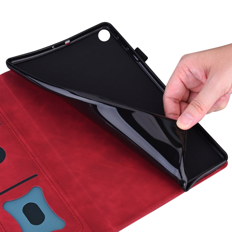 For Lenovo Tab M11 / Xiaoxin Pad 11 2024 Business Shockproof Horizontal Flip Leather Tablet Case(Red) - free shipping - PMC Jewellery - Order now!