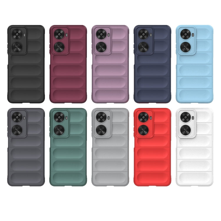 For Huawei nova 11 SE Magic Shield TPU + Flannel Phone Case(Grey) - Huawei Cases by PMC Jewellery | Online Shopping South Africa | PMC Jewellery | Buy Now Pay Later Mobicred