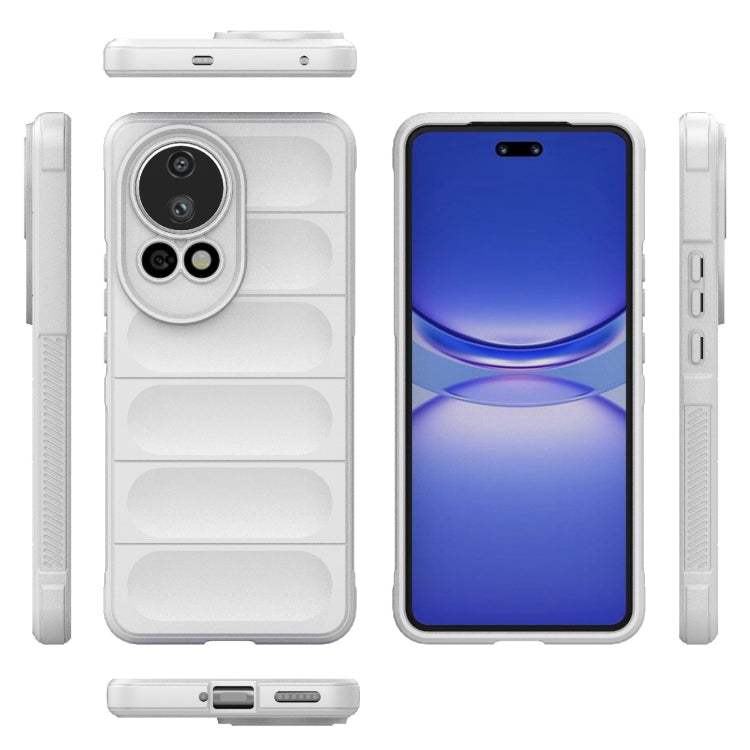 For Huawei nova 12 Ultra / 12 Pro Magic Shield TPU + Flannel Phone Case(White) - Huawei Cases by PMC Jewellery | Online Shopping South Africa | PMC Jewellery | Buy Now Pay Later Mobicred