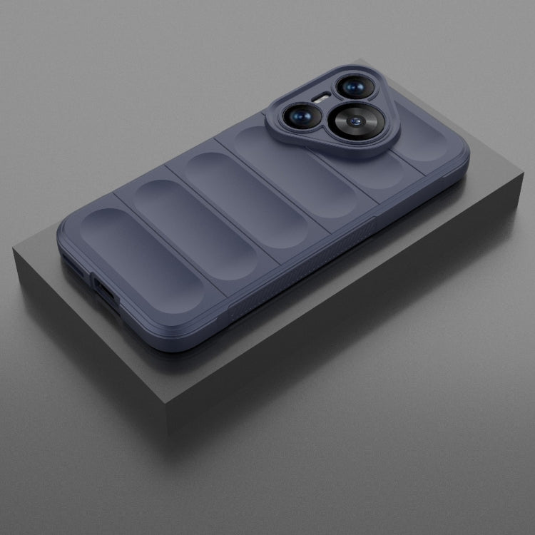For Huawei Pura 70 Magic Shield TPU + Flannel Phone Case(Dark Blue) - Huawei Cases by PMC TechLife | Online Shopping South Africa | PMC TechLife | Buy Now Pay Later Mobicred