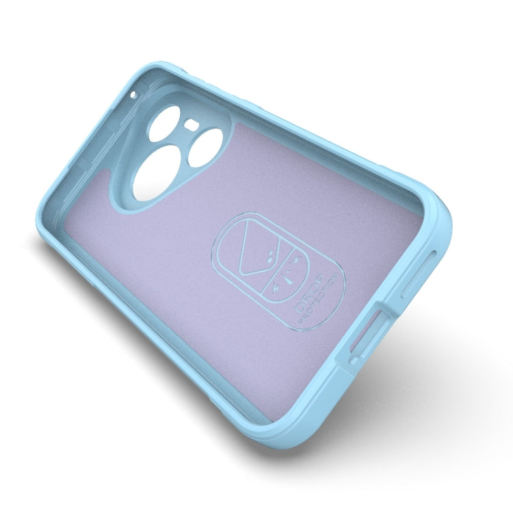 For Huawei Pura 70 Magic Shield TPU + Flannel Phone Case(Dark Blue) - Huawei Cases by PMC TechLife | Online Shopping South Africa | PMC TechLife | Buy Now Pay Later Mobicred