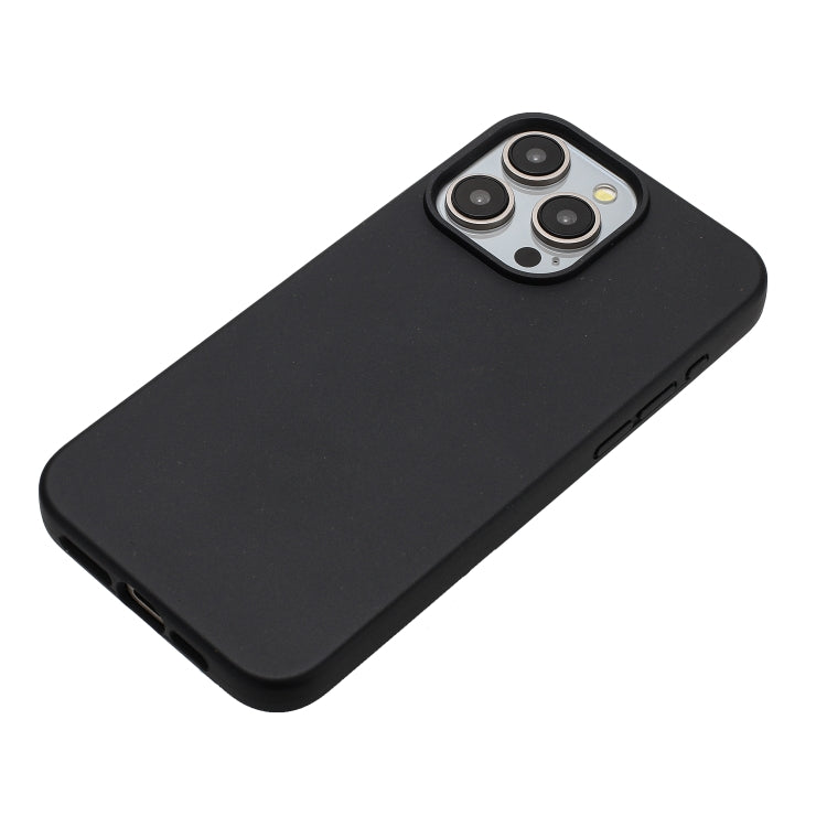 For iPhone 11 Pro Wheat MagSafe Magnetic Straw Material + TPU Phone Case(Black) - iPhone 11 Pro Cases by PMC TechLife | Online Shopping South Africa | PMC TechLife