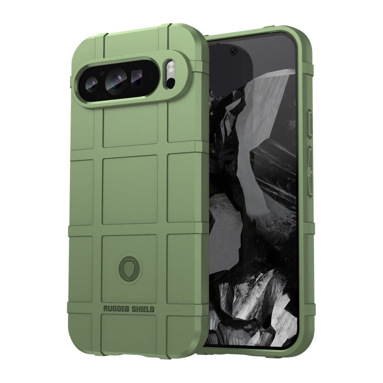 For Google Pixel 9 Pro Full Coverage Shockproof TPU Phone Case(Green) - Google Cases by PMC Jewellery | Online Shopping South Africa | PMC Jewellery | Buy Now Pay Later Mobicred