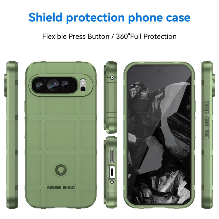 For Google Pixel 9 Pro Full Coverage Shockproof TPU Phone Case(Green) - Google Cases by PMC Jewellery | Online Shopping South Africa | PMC Jewellery | Buy Now Pay Later Mobicred