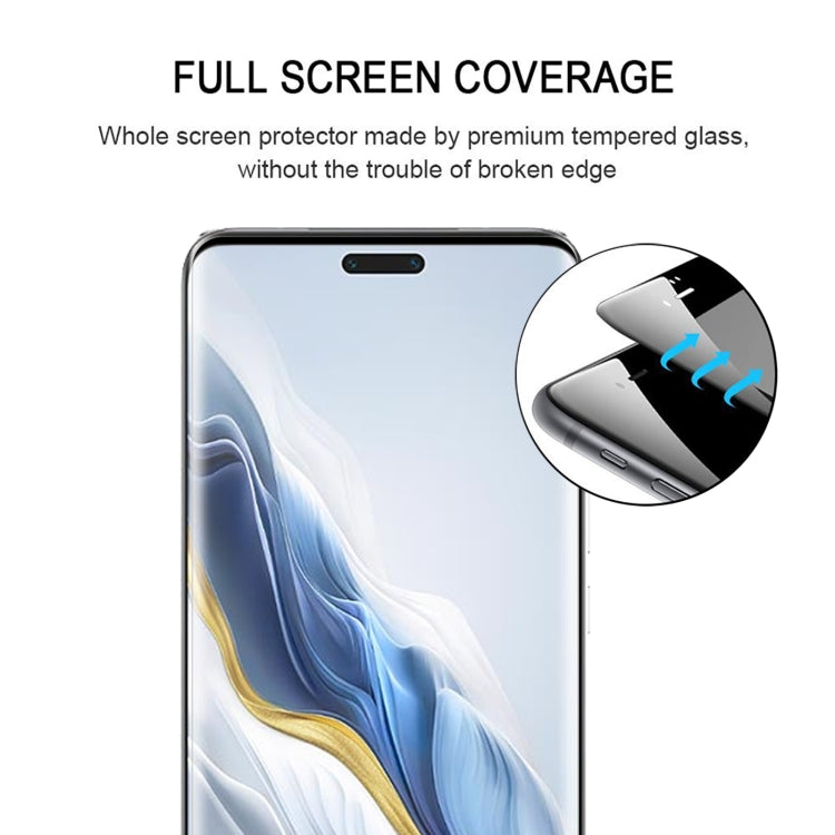 For Honor Magic6 Pro / X60 Pro 9H HD 3D Curved Edge Tempered Glass Film(Black) - Honor Tempered Glass by PMC Jewellery | Online Shopping South Africa | PMC Jewellery | Buy Now Pay Later Mobicred