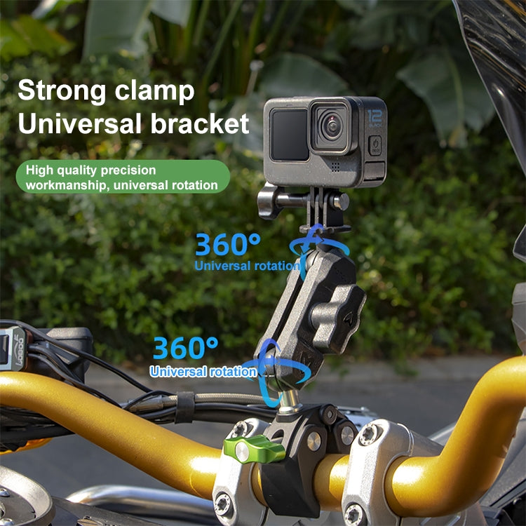 RUIGPRO Crab Clamp Action Camera Bracket Dual-Head Crab with Selfie Stick - Holder by RUIGPRO | Online Shopping South Africa | PMC Jewellery | Buy Now Pay Later Mobicred