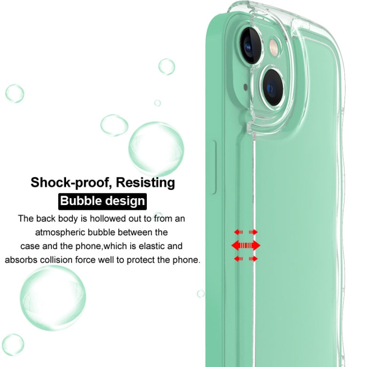 For iPhone 15 Pro Max IMAK Wave Bubble Soft Shockproof Phone Case(Purple) - iPhone 15 Pro Max Cases by imak | Online Shopping South Africa | PMC Jewellery | Buy Now Pay Later Mobicred