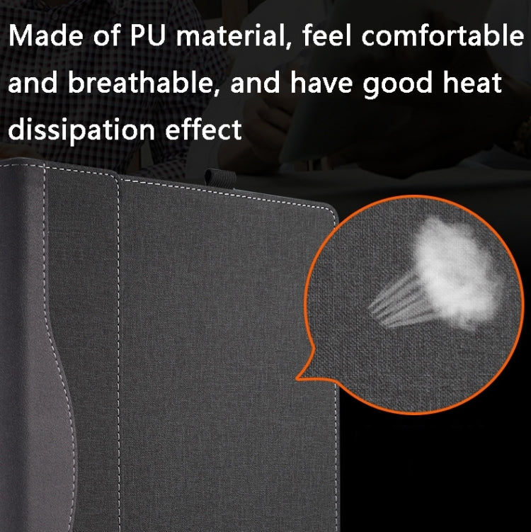 For Lenovo ThinkPad E15 Gen 3 Laptop Leather Anti-Fall Protective Case(Dark Blue) - 15.6 - 17 inch by PMC Jewellery | Online Shopping South Africa | PMC Jewellery | Buy Now Pay Later Mobicred