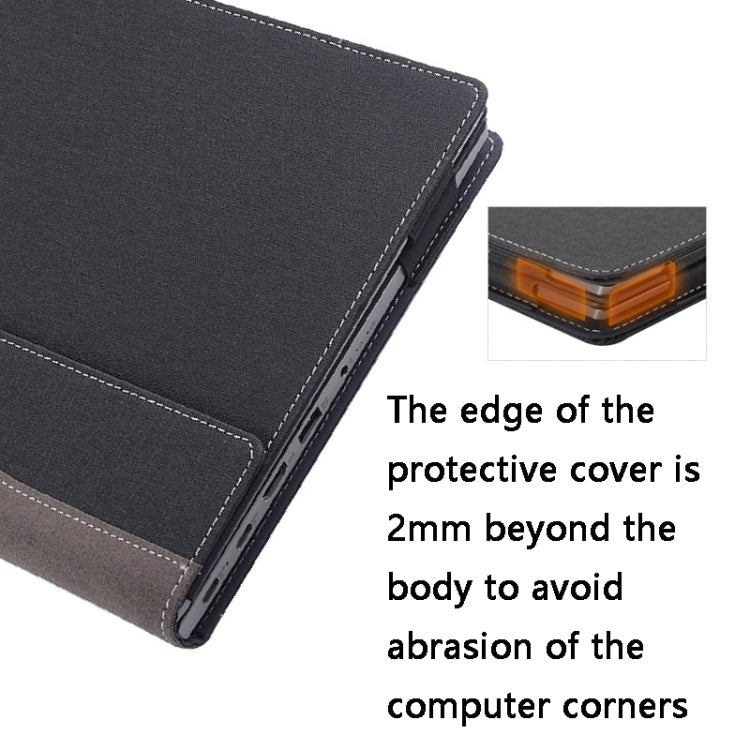 For Lenovo ThinkPad E14 Gen 5 / E14 Gen 6 Laptop Leather Shockproof Protective Case(Wine Red) - 14.1 inch by PMC TechLife | Online Shopping South Africa | PMC TechLife | Buy Now Pay Later Mobicred