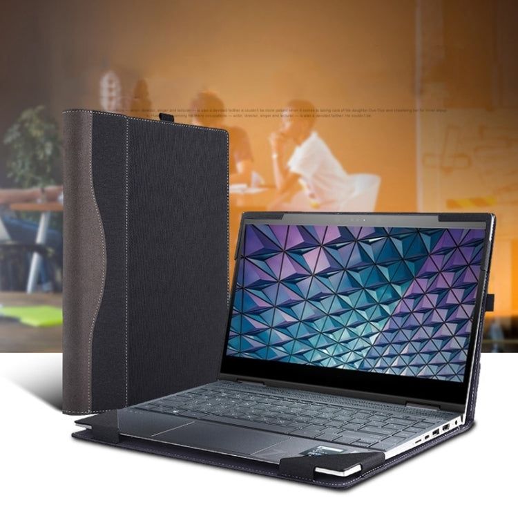 For Lenovo ThinkPad T14 / T14s Gen 3 14 2022 Laptop Leather Shockproof Protective Case(Black) - 14.1 inch by PMC TechLife | Online Shopping South Africa | PMC TechLife | Buy Now Pay Later Mobicred