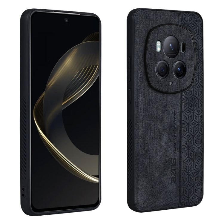 For Honor Magic6 Pro AZNS 3D Embossed Skin Feel Phone Case(Black) - Honor Cases by AZNS | Online Shopping South Africa | PMC Jewellery | Buy Now Pay Later Mobicred