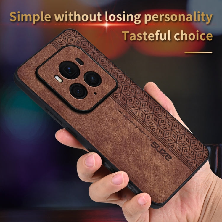 For Honor Magic6 Ultimate AZNS 3D Embossed Skin Feel Phone Case(Dark Green) - Honor Cases by AZNS | Online Shopping South Africa | PMC Jewellery | Buy Now Pay Later Mobicred