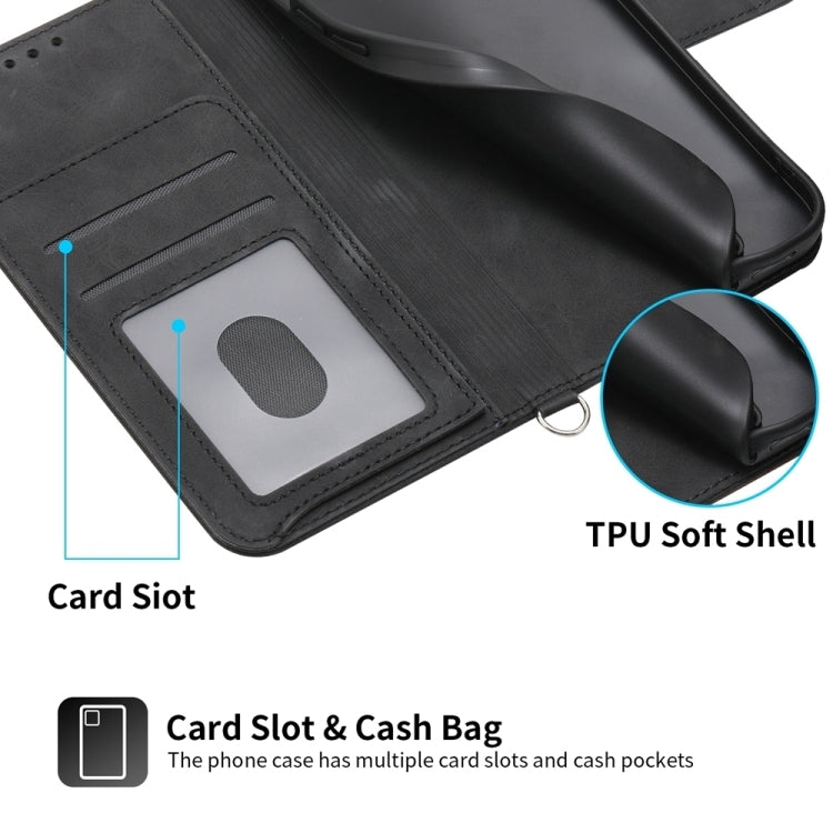 For Google Pixel 9 Pro Skin-feel Flowers Embossed Wallet Leather Phone Case(Black) - Google Cases by PMC TechLife | Online Shopping South Africa | PMC TechLife | Buy Now Pay Later Mobicred