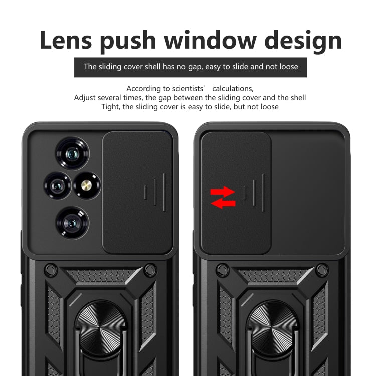 For Honor 200 Pro Sliding Camera Cover Design TPU+PC Phone Case(Black) - free shipping - PMC TechLife - Order now!