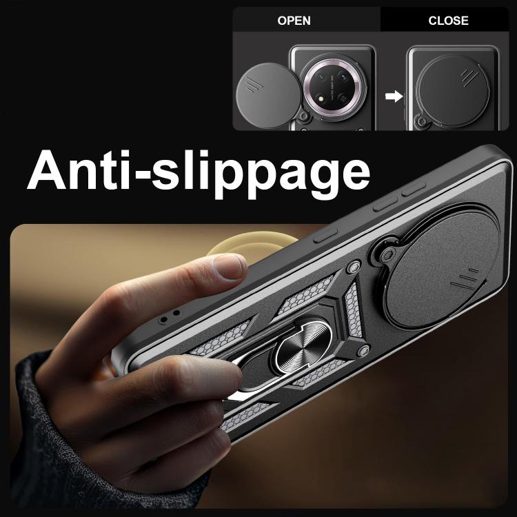 For Honor X60 Pro / X9c Sliding Camera Cover Design TPU+PC Phone Case(Silver) - free shipping - PMC TechLife - Order now!