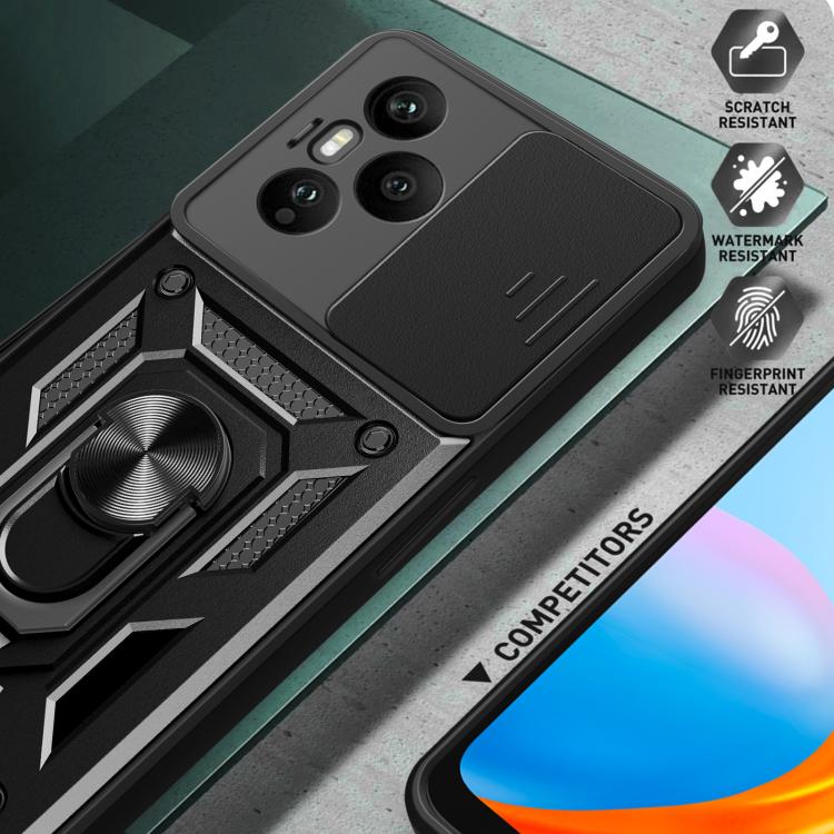 For Honor 400 Pro Global 160.8mm Sliding Camera Cover Design TPU+PC Phone Case(Black) - free shipping - PMC TechLife - Order now!