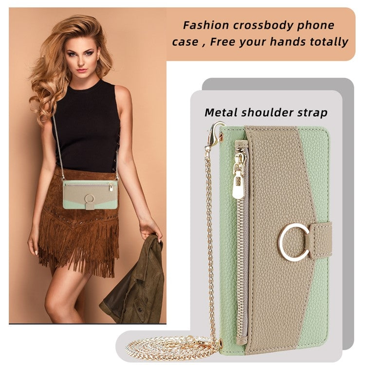 For Huawei nova 10 Crossbody Litchi Texture Leather Phone Case(Green) - Huawei Cases by PMC TechLife | Online Shopping South Africa | PMC TechLife | Buy Now Pay Later Mobicred