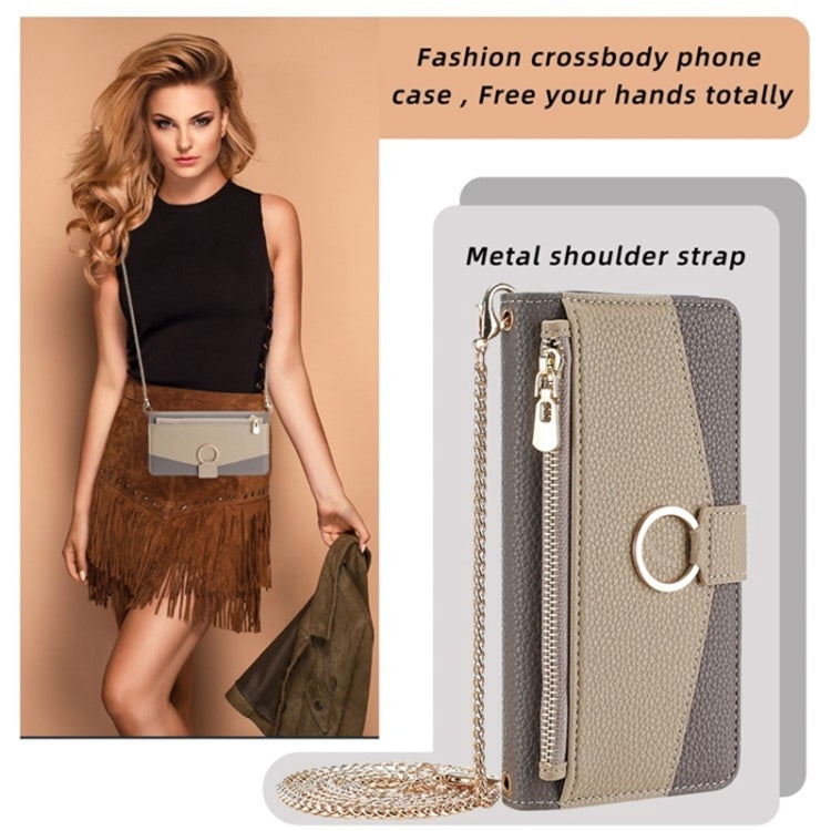 For Meizu Note 9 Crossbody Litchi Texture Leather Phone Case(Grey) - Meizu by PMC TechLife | Online Shopping South Africa | PMC TechLife | Buy Now Pay Later Mobicred