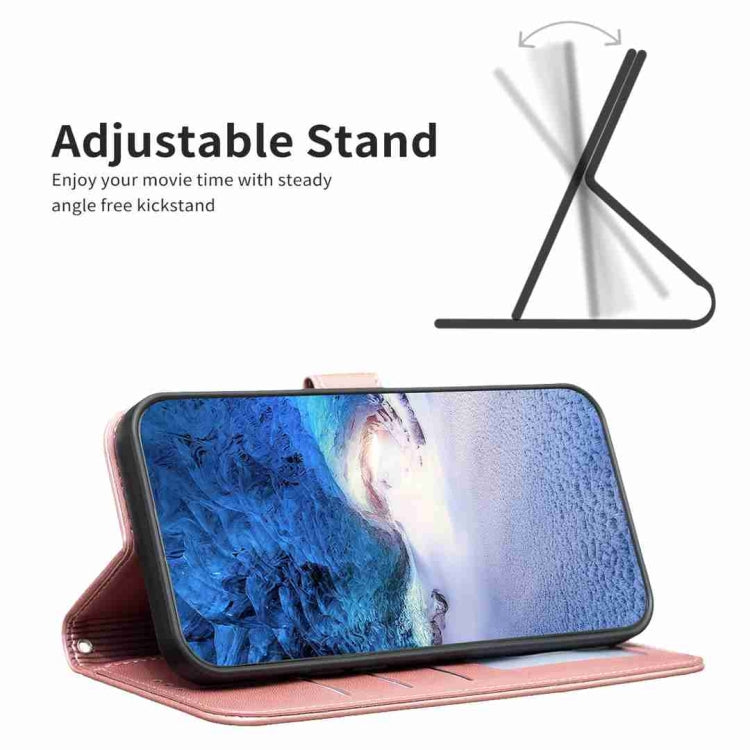 For Xiaomi Redmi Note 13 Pro+ 5G Four-leaf Embossed Leather Phone Case(Pink) - Note 13 Pro+ Cases by PMC TechLife | Online Shopping South Africa | PMC TechLife | Buy Now Pay Later Mobicred