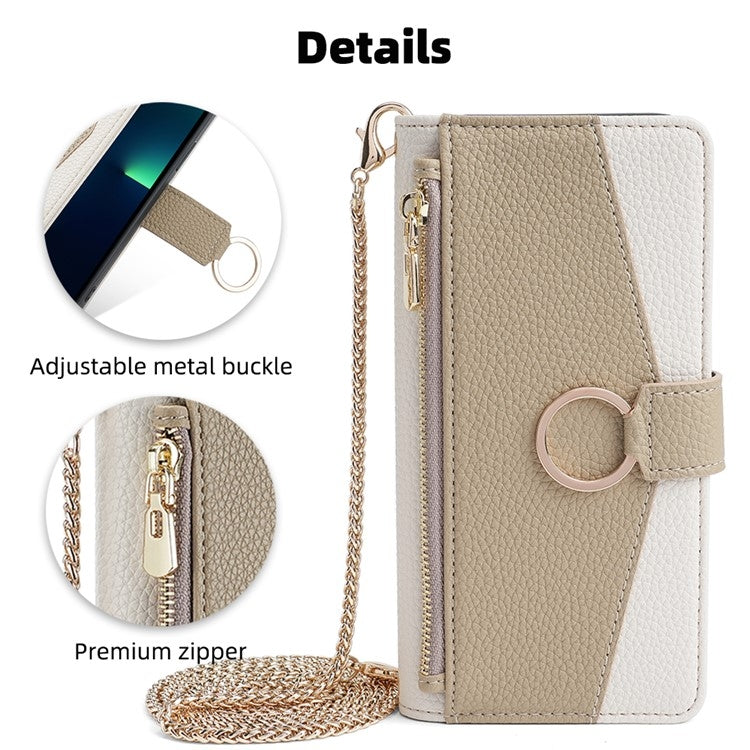 For Google Pixel 9 Crossbody Litchi Texture Leather Phone Case(White) - Google Cases by PMC TechLife | Online Shopping South Africa | PMC TechLife | Buy Now Pay Later Mobicred