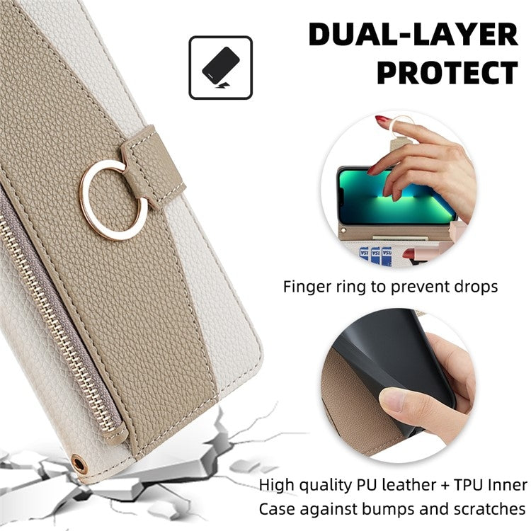 For Google Pixel 9 Crossbody Litchi Texture Leather Phone Case(White) - Google Cases by PMC TechLife | Online Shopping South Africa | PMC TechLife | Buy Now Pay Later Mobicred