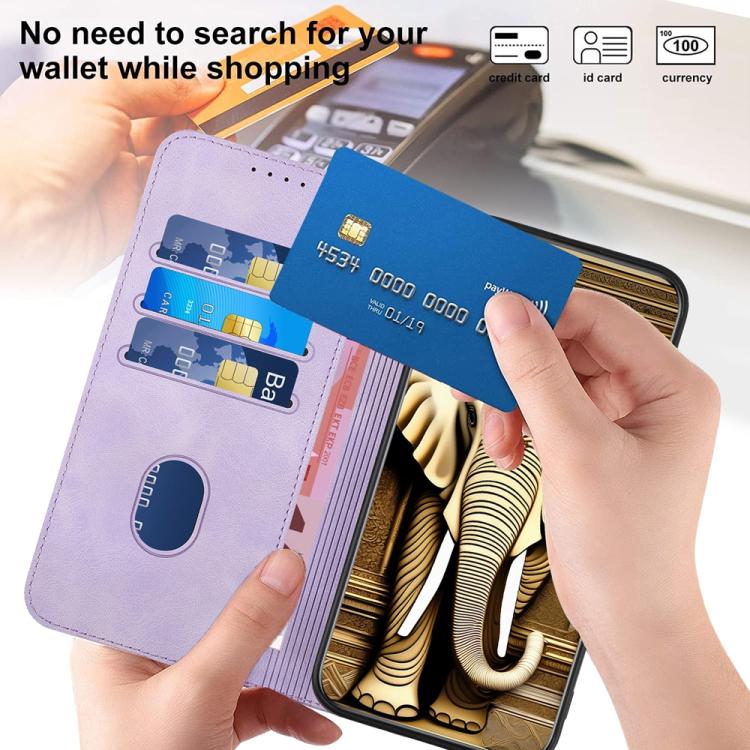 For iPhone 17 Pro Max YX0060 Elephant Head Embossed Phone Leather Case with Lanyard(Light Purple) - free shipping - PMc TechLife - Order now!