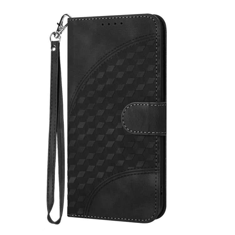 For iPhone 17 Pro Max YX0060 Elephant Head Embossed Phone Leather Case with Lanyard(Black) - free shipping - PMc TechLife - Order now!