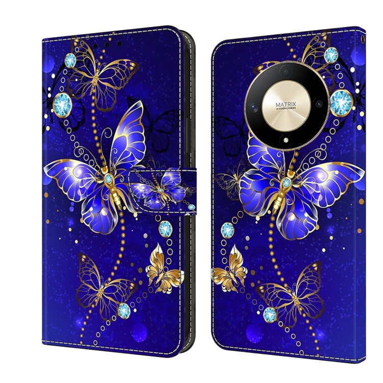 For Honor Magic6 Lite Crystal 3D Shockproof Protective Leather Phone Case(Diamond Butterfly) - free shipping - PMC TechLife - Order now!