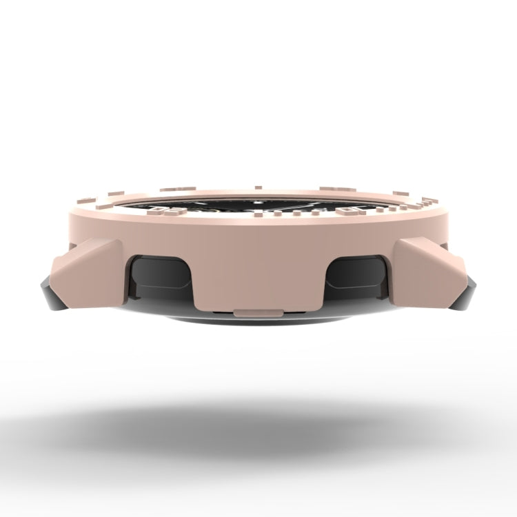 For Xiaomi Watch S3 Half Package Scale PC Watch Protective Case(Ivory White) - Watch Cases by PMC TechLife | Online Shopping South Africa | PMC TechLife