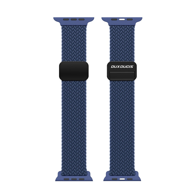 For Apple Watch Series 8 45mm DUX DUCIS Mixture Pro Series Magnetic Buckle Nylon Braid Watch Band(Rainbow) - Watch Bands by DUX DUCIS | Online Shopping South Africa | PMC Jewellery | Buy Now Pay Later Mobicred