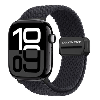 For Apple Watch Series 10 46mm DUX DUCIS Mixture Pro Series Magnetic Buckle Nylon Braid Watch Band(Midnight) - Watch Bands by DUX DUCIS | Online Shopping South Africa | PMC Jewellery | Buy Now Pay Later Mobicred