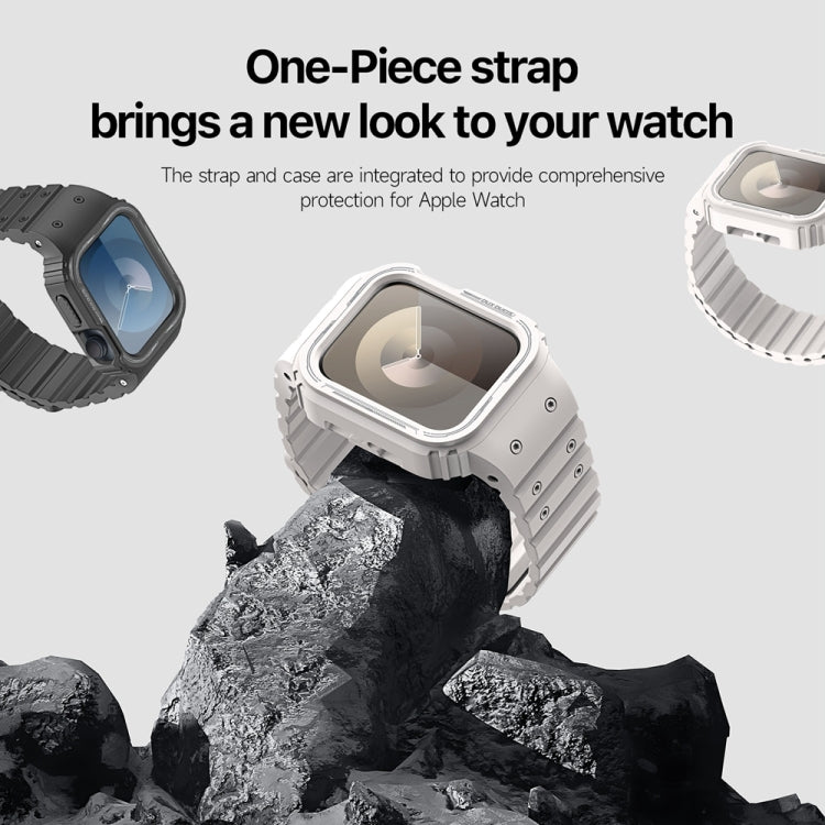 For Apple Watch Series 7 45mm DUX DUCIS OA Series Integrated Magnetic Watch Band(Starlight) - Watch Bands by DUX DUCIS | Online Shopping South Africa | PMC Jewellery | Buy Now Pay Later Mobicred