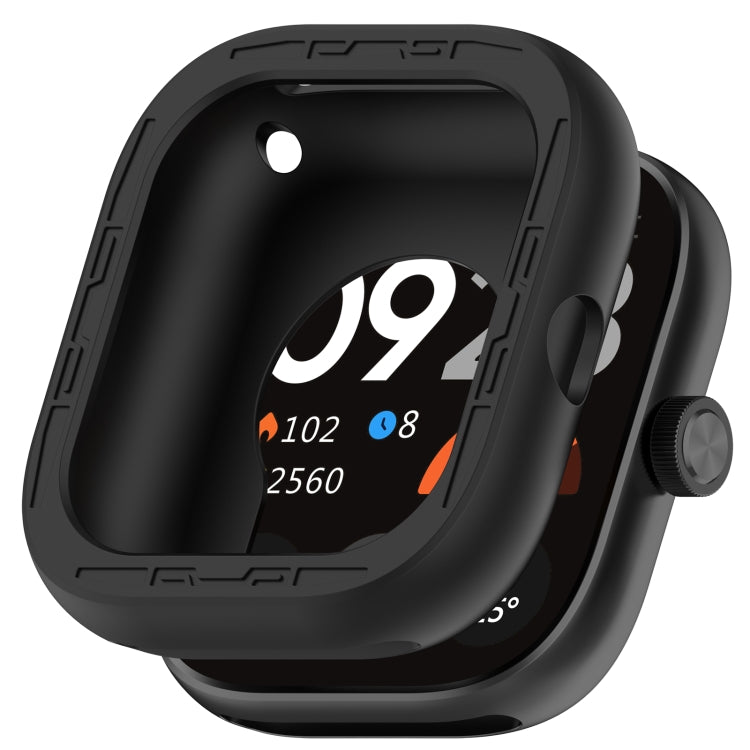 For Redmi Watch 4 Silicone Smart Watch Protective Case(Black) - Watch Cases by PMC TechLife | Online Shopping South Africa | PMC TechLife | Buy Now Pay Later Mobicred
