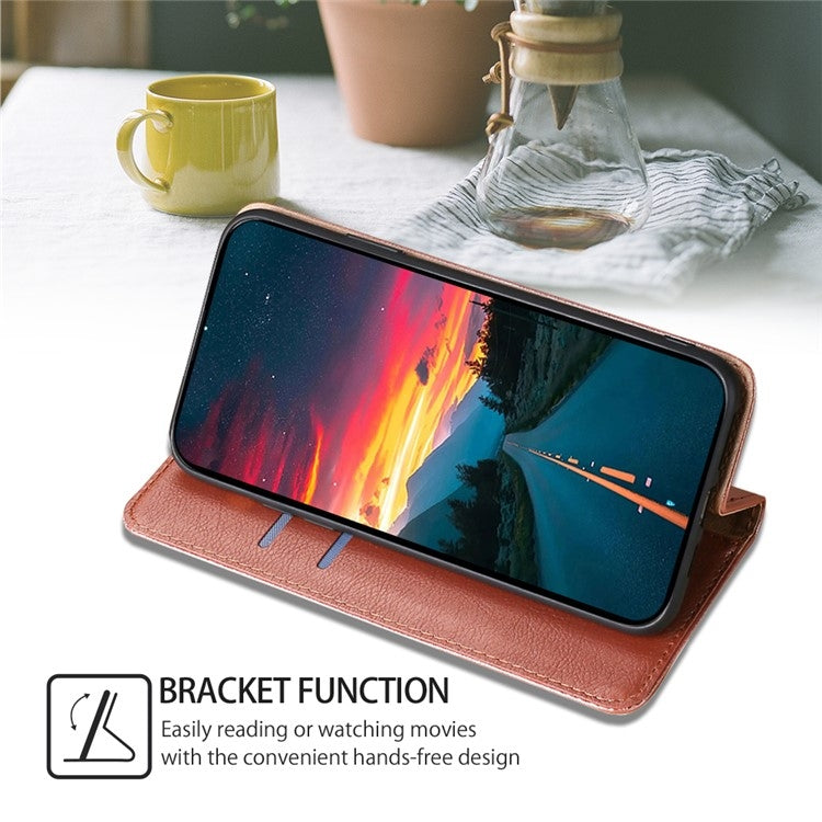 For Huawei Pura 70 Gloss Oil Solid Color Magnetic Leather Phone Case(Rose Gold) - Huawei Cases by PMC Jewellery | Online Shopping South Africa | PMC Jewellery | Buy Now Pay Later Mobicred