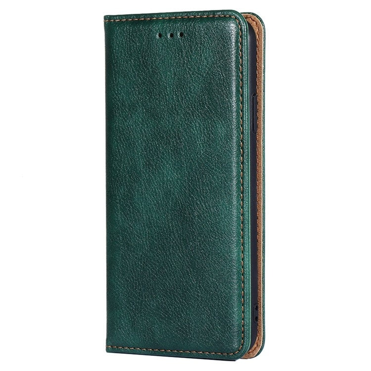 For Honor Magic6 Pro Gloss Oil Solid Color Magnetic Leather Phone Case(Green) - Honor Cases by PMC Jewellery | Online Shopping South Africa | PMC Jewellery | Buy Now Pay Later Mobicred