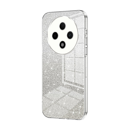 For OPPO A3 Pro Gradient Glitter Powder Electroplated Phone Case(Transparent) - OPPO Cases by PMC Jewellery | Online Shopping South Africa | PMC Jewellery | Buy Now Pay Later Mobicred