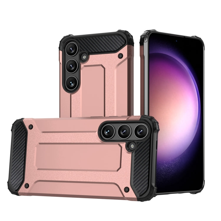 For Samsung Galaxy S24+ 5G Magic Armor TPU + PC Phone Case(Rose Gold) - Galaxy S24+ 5G Cases by PMC TechLife | Online Shopping South Africa | PMC TechLife