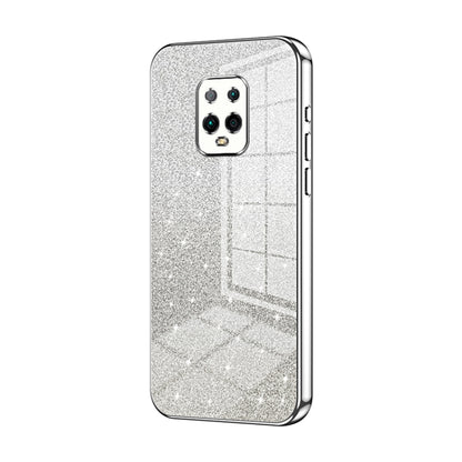 For Xiaomi Redmi 10X Pro 5G Gradient Glitter Powder Electroplated Phone Case(Silver) - Xiaomi Cases by PMC Jewellery | Online Shopping South Africa | PMC Jewellery | Buy Now Pay Later Mobicred