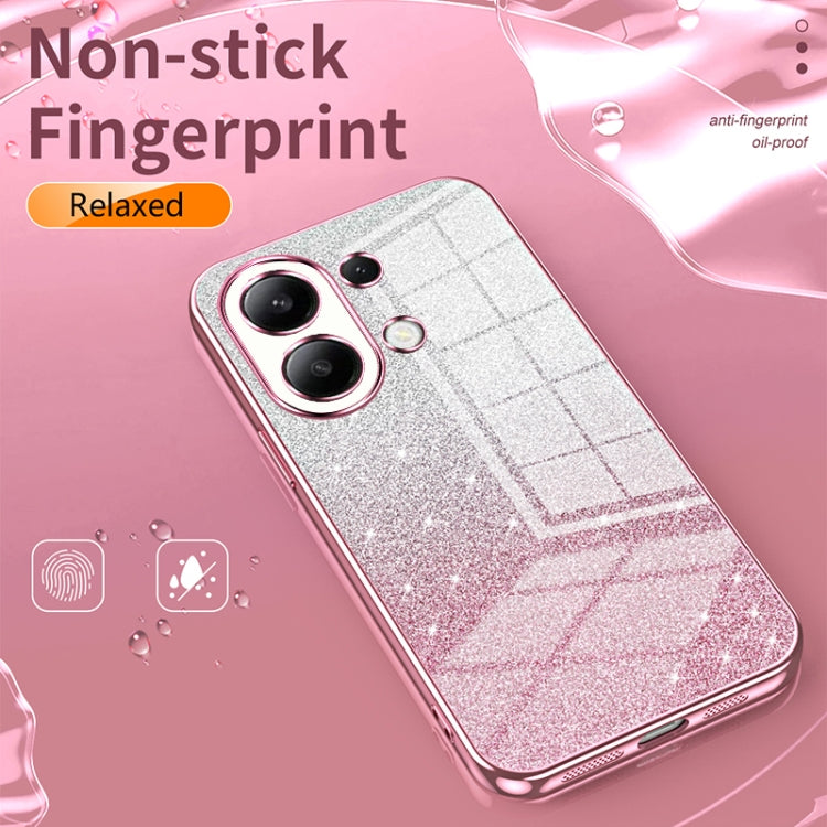 For Xiaomi Redmi Note 11 Pro+ 5G Gradient Glitter Powder Electroplated Phone Case(Silver) - free shipping - PMC TechLife - Order now!