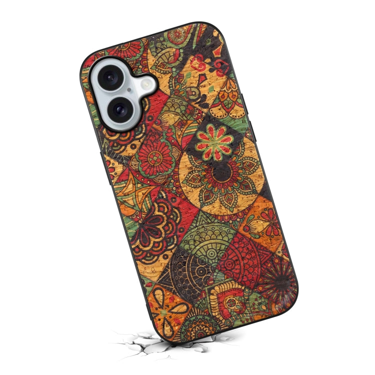 For iPhone 16 Four Seasons Flower Language Series TPU Phone Case(Autumn Yellow) - iPhone 16 Cases by PMC Jewellery | Online Shopping South Africa | PMC Jewellery | Buy Now Pay Later Mobicred