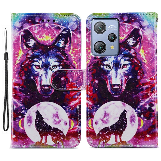 For Blackview A53 Pro Painted Pattern Horizontal Flip Leather Phone Case(Wolf Totem) - More Brand by PMC Jewellery | Online Shopping South Africa | PMC Jewellery | Buy Now Pay Later Mobicred