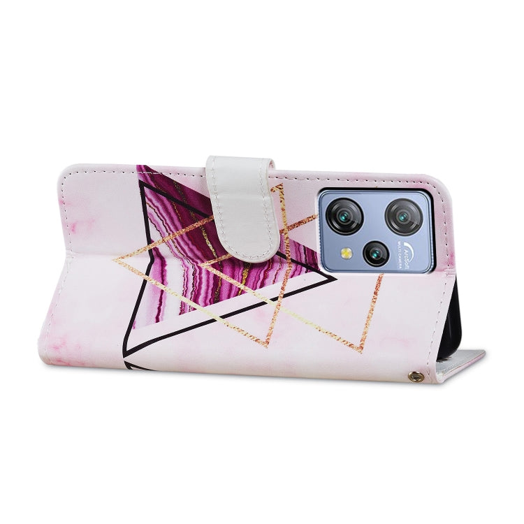 For Blackview A53 Pro Painted Pattern Horizontal Flip Leather Phone Case(Marble) - More Brand by PMC TechLife | Online Shopping South Africa | PMC TechLife | Buy Now Pay Later Mobicred