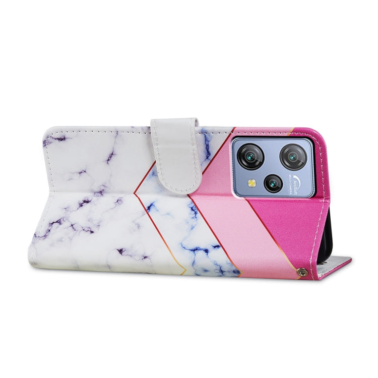 For Blackview A53 Pro Painted Pattern Horizontal Flip Leather Phone Case(Smoke Marble) - More Brand by PMC TechLife | Online Shopping South Africa | PMC TechLife | Buy Now Pay Later Mobicred