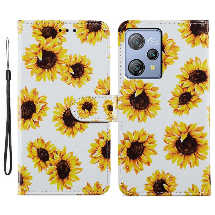 For Blackview A53 Pro Painted Pattern Horizontal Flip Leather Phone Case(Sunflower) - free shipping - PMC TechLife - Order now!
